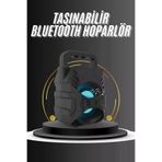 Hsc bilişim klt8912733129212 Kablosuz Bluetooth Hoparlör Ses Bombası Rgb Işıklı Taşınabilir Yüksek Ses Kaliteli