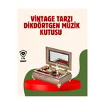 Hsc bilişim klt8912733196917 Piyano Şeklinde Balerinli Müzik Kutusu Takı Bölmeli Şık Model