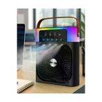 Hsc bilişim klt8912733239102 Mini Klima Fan Buharlı Soğutucu Rgb Led Işıklı Taşınabilir Masaüstü Fan