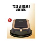 Hsc bilişim klt8912733359305 Tost Makinesi Hızlı Pişirme Teknolojisi 1500 Watt