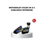 Hsc bilişim klt8912733555080 Bluetooth 5.4 İntercom Ve Alarmlı Disk Kilidi Seti Güçlü Ses Ve Güvenlik