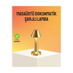 Hsc bilişim klt8912733578461 Modern Metal Masa Lambası 3 Işık Renkli Kademesiz Parlaklık Ayarlı