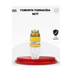 Hsc bilişim klt8912733655971 Elektronik Tamir Tornavida Seti Ateşe Dayanıklı Ve Ergonomik