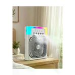 Hsc bilişim klt8912733782066 Su Buharlı Mini Klima Fan Rgb Işıklı Taşınabilir Serinletici