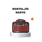 Hsc bilişim klt8912733913446 Bluetooth’Lu Led Işıklı Nostaljik Müzik Kutusu – Ahşap Dokulu, Vintage Tasarım Ve Yüksek Ses Kalites