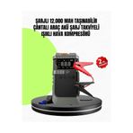 Hsc bilişim klt8912733932423 4’Ü 1 Arada Powerbank Özellikli Araç Akü Şarj Takviye Cihazı