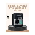 Hsc bilişim klt8912733949100 Işıklı Sesli Şifreli Atm Görünümlü Kasa Kumbara