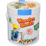 Hsc Bilişim KR014 Woodoy 80 Parça Büyük Kovalı Bloklar - (ClearEyelets)Black-RadiantOrchid