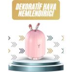 Hsc Bilişim LED Işıklı Hava Nemlendirici Buhar Makinesi Dekoratif Aromaterapi - Çok Renkli