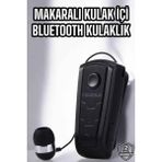 Hsc Bilişim Makaralı Bluetooth Kulaklık Çağrı Cevaplama Kablolu Uzun Pil Ömrü - Kahverengi - Siyah