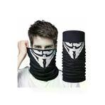 Hsc bilişim mptSM20SM16F085-4 Vendetta Maskesi Desenli Baf Bandana – Çok Amaçlı Yüz Boyunluk Bandana 4 No