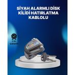 Hsc Bilişim Suya Dayanıklı 110DB Alarmlı Çelik Disk Kilidi