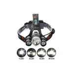 Hsc Bilişim T6 Kafa Feneri 5000 Lumens 3xcree Xm-T6+2r5 Lamba LED Kamp Lambası