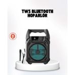Hsc Bilişim Taşınabilir 6.5” Bluetooth Hoparlör USB Tf Kart Mikrofonlu Şarjlı Sistem - 01-Siyah