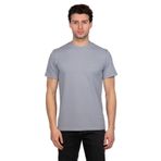 Hscstore Erkek Bisiklet Yakalı Basic Açık Gri Tişört - 8402