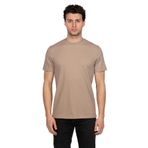Hscstore Erkek Bisiklet Yakalı Basic Vizon Tişört - 8402