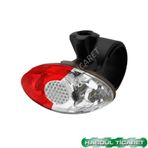 Hsgl Bisiklet Scooter Spor ve Kask icin Mavi Kırmızı Çakarlı ışık