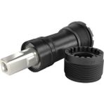 Hsgl Bisiklet Thun Orta Kaset 119-122 mm Kare Mil Bisiklet Rulmanlı Orta Yatak - Siyah