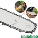 Hsgl Motorlu Testere Dolmar 111 116 120 3/8 34 Kılavuz Zincir Set