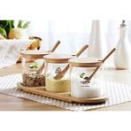 Hsn Kavanoz Etiketleri Baharat Takımı 36 Lı Şeffaf Yuvarlak 3 cm