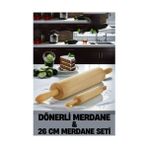 Hsnet Kendinden Dönerli Merdane 2 Li Set Fabelle Design - TK002M-6XL5R5 - Çok Renkli