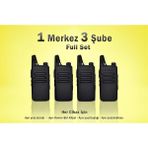 Hsp Hesaplidepom Çaycı Telsizi 1 Merkez 3 Şube Full Set - Dörtlü Paket