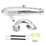 HSP REDCAT Için çift Egzoz Eklem tüpü 1/8 ölçekli RC Arabalar, SH GO 21/28CXP Motorla Uyumlu, Motor Hava akışını Ve gücünü Geliştirir