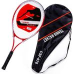 Hsport Yüksek Kalite Düşük Sarsılma Pro Tenis Raketi 27 Inch L1 + Taşıma Çantası - Kırmızı