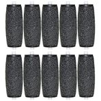 Hsthe Sea 10'lu paket ekstra kaba mineral yedek rulo Scholl Velvet Smooth Pedi yedek rulo başlığı Scholl Velvet Smooth nasır sökücü dolum ruloları için, mavi