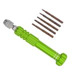 HSYTEK 5'i 1 arada tornavida, mini tornavida seti, küçük ince çok amaçlı tornavida, elektronik ürünler, alet aksesuarı, saatler, gözlükler, cep telefonları, bilgisayar takıları için tornavida