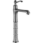 HT Prima Roma Desenli Çanak Krom Lavabo Bataryası