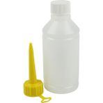 HT850 250 ml Tutkal Kabı, Siyah Kapağı ve Pipetli Sarı Ucu - 1 - Renkli