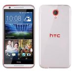 Htc Desire 820 Mini Kılıf Soft Silikon Şeffaf-Siyah Arka Kapak