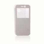 Htc One M9 Yan Kapakli Tpu Kilif Beyaz