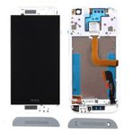 HTC One Mini 2 M8 Mini Gümüş Çıtalı Dokunmatik Lcd Ekran