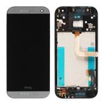 HTC One Mini 2 M8 Mini Siyah Çıtalı Dokunmatik Lcd Ekran