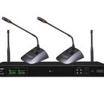 HTDZ HT-280U Kablosuz Masaüstü 2'li Kürsü Mikrofonu