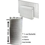Htm Yapı Kalorifer Peteği Arkası Isı Yalıtım ve İzolasyon Levhası Radyatör Arkalığı Yalıtım Malzemesi - 1 Adet