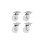 Hts 341 Polyamid Makaralı Tablalı Mobilya Tekerleği 75x25mm 4'lü Set