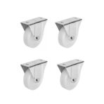 Hts 345 Sabit Polyamid Makaralı Mobilya Tekerleği 75x25mm 4'lü Set