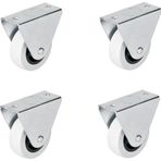 Hts 4 Adet Hts Sabit Tablalı Mobilya Tekeri Tekerlek Çap : 50 mm Kod : 105