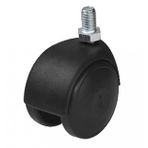 Hts 402 50x20 mm Plastik Büyük Vidalı Koltuk Tekeri