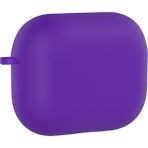 HTstore Airpods Uyumlu Pro 3 Zore Standart Silikon Kılıf-Mor