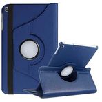 HTstore Galaxy Uyumlu Tab A7 10.4 T500 (2020) 360 Derece Dönebilen Akıllı Kapaklı Standlı Kılıf (Lacivert)