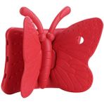 HTstore iPad Mini 4 Htstore Butterfly Standlı Tablet Kılıf-Kırmızı