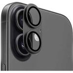 HTstore iPhone Uyumlu 17 Zore Cl-20 Kamera Lens Koruyucu - Gece Siyahı