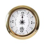 Htun 145MM Duvara Monte Termometre Higrometre Barometre Gelgit Saati Hava Istasyonu R9UF (6) (Yurt Dışından) - Altın