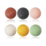 Htun 6 Adet / Takım Konjac Yüz Puf Yüz Temizleme Derin Yıkama Masaj Sünger Exfoliator Kozmetik Scrub Yıkama Flutter Cilt Bakım Araçları | Kozmetik Puf (Yurt Dışından)