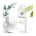 Htun Yaratıcı Taşınabilir El Parfüm Fanı, Mini USB Şarj Edilebilir Aromaterapi Parfüm Kutusu Fan (Yurt Dışından) - Beyaz