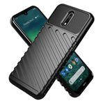 HTXWXJC Nokia 2.3 için Telefon Kılıfı, TA-1211, TA-1214, TA-1206, TA-1209 Darbeye Dayanıklı Kapak TPU Koruyucu Kılıflar Nokia 2.3 için Çizilmez Askeri Sınıf Kapak Siyah